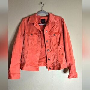 Liverpool Coral Denim Jacket size Medium